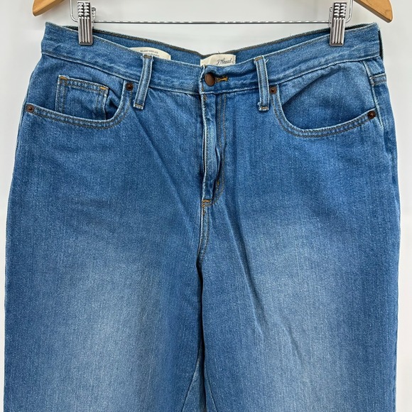 Universal Thread Denim - Universal Thread Jeans Womens 10/30R Blue Denim Wide-Leg Relaxed Fit 5-Pocket